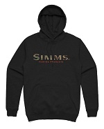 Simms Logo Hoodie Black
