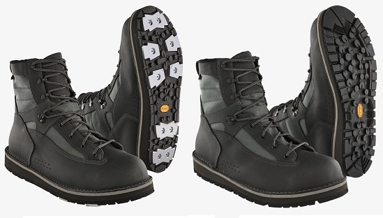 Patagonia Tractor boot in aluminum bar or sticky rubber