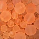 cac fire orange glass bead