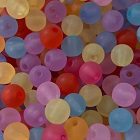 cac frosted beads assorted