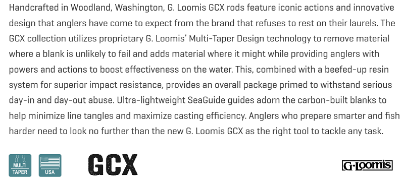 Gloomis GCX Banner 