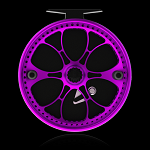 Kingpin Zeppelin Float Reel Purple
