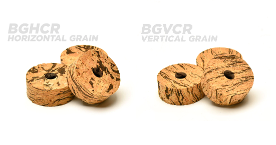 Burl Grain Cork Rings