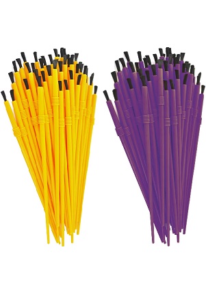 Rod finishing brushes