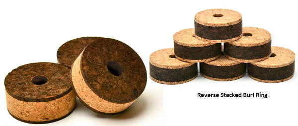 Mudhole CRB Stacked & Reverse Stacked Burl Rings