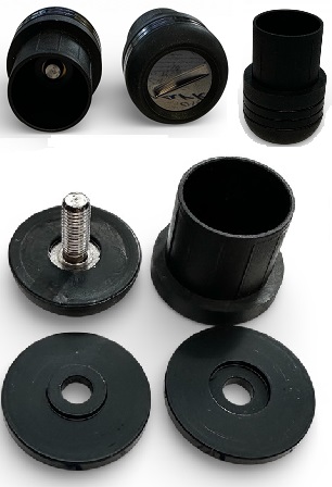 Weighted butt cap